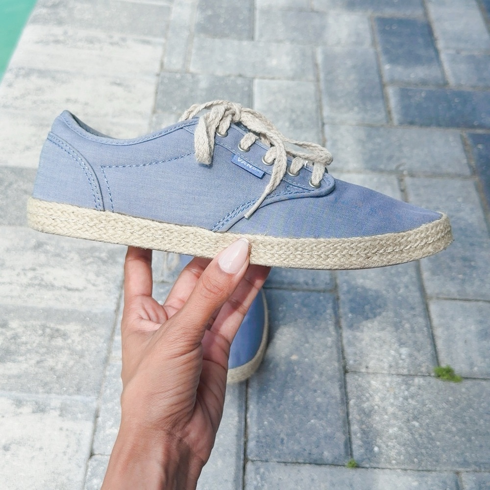 VANS ESPADRILLE CHAMBRAY SHOES